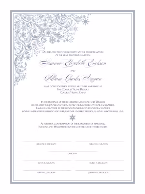 Snowstorm 01 Certificate