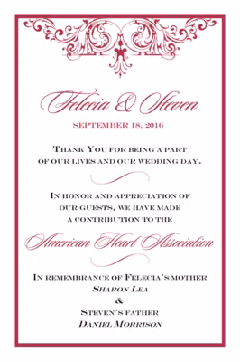 Song Donation Cards