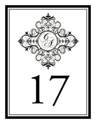 Spiral Swirl Monogram