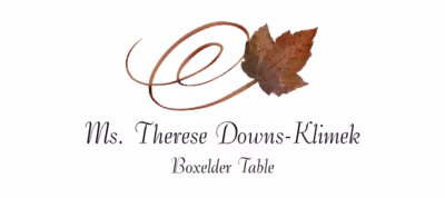 Boxelder Swirly Leaf Place Cards