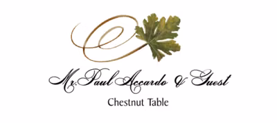 Chestnut Swirly Leaf Place Cards