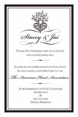 Tree of Life Heart Donation Cards