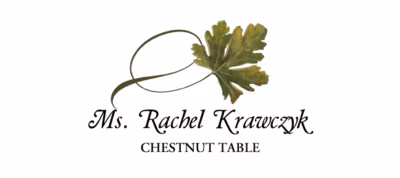 Chestnut Twisty Leaf Place Cards