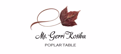 Poplar Twisty Leaf Place Cards