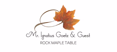 Rock Maple Twisty Leaf Place Cards