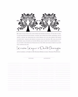 Branched - Two Trees Certificate