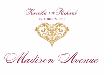 Paisley Power Heart Table Names
