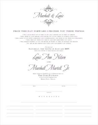 Avalon and Times Certificate
