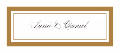 Compendium Monogram Place Cards