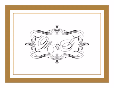 Compendium Monogram Thank You Notes