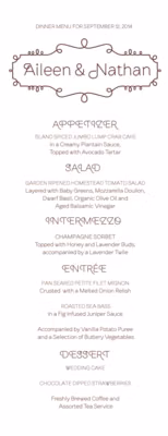 Brownstone Brackets Menus