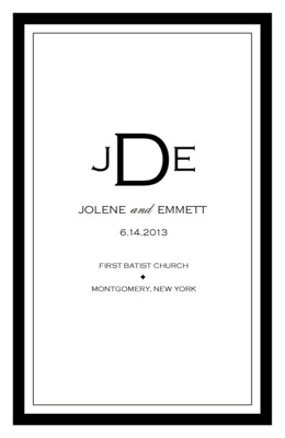 Copperplate Monogram