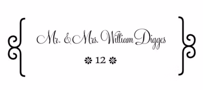 Feel Script Monogram Place Cards