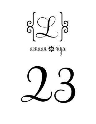 Feel Script Monogram