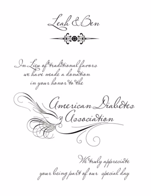 Miss LeGatees Correspondence Donation Cards