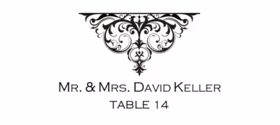 Abbey Cocktail Place Cards