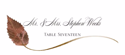 Ironwood Wispy Leaf 02 Place Cards