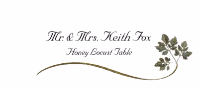 Honey Locust Wispy Leaf Place Cards