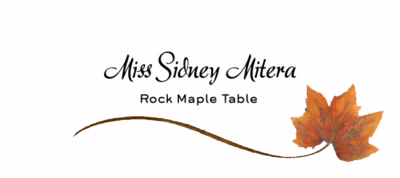Rock Maple Wispy Leaf Place Cards