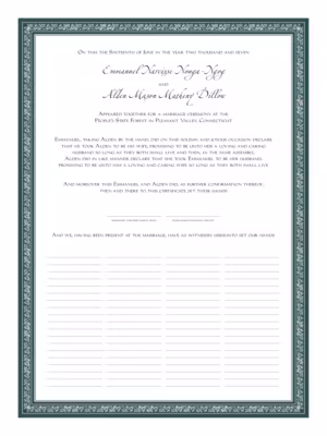 Zapfino-Imperial-Celtic Vine Certificate