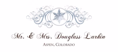 Curly Sue Snowflake Place Cards