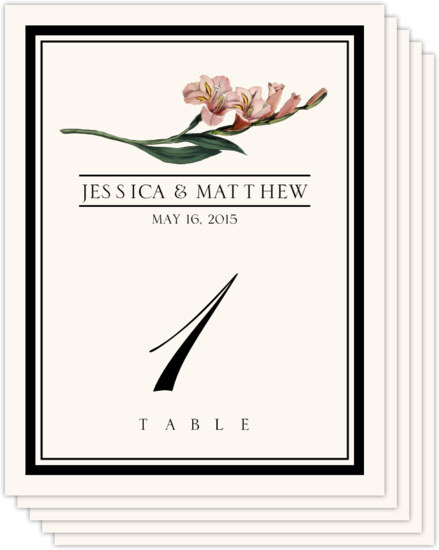 Assorted Flowers and Monogram