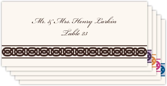 Celtic Band Border Contemporary and Classic Place Cards