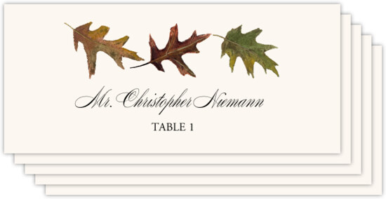 autumn place cards