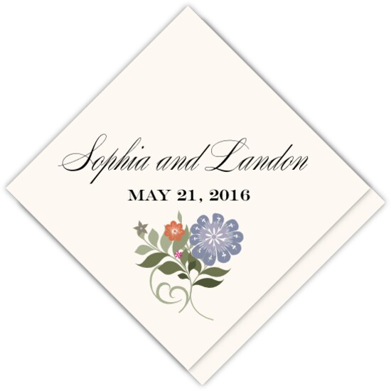 Garden Flurry Contemporary and Classic Favor Tags