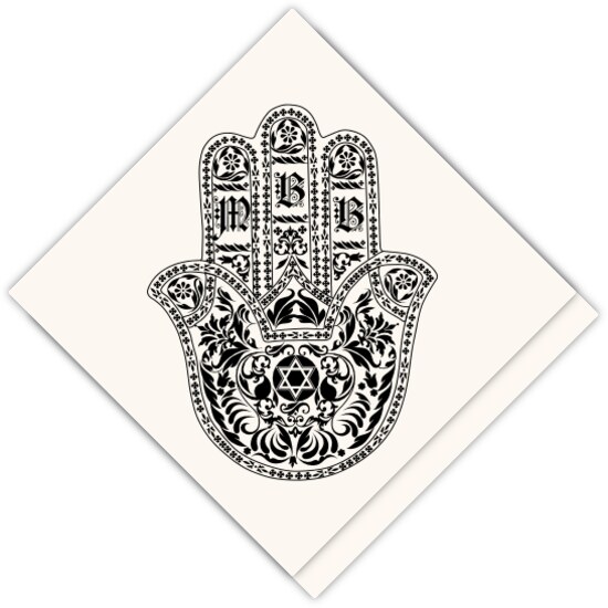 Hand of Miriam Culturally Inspired Favor Tags
