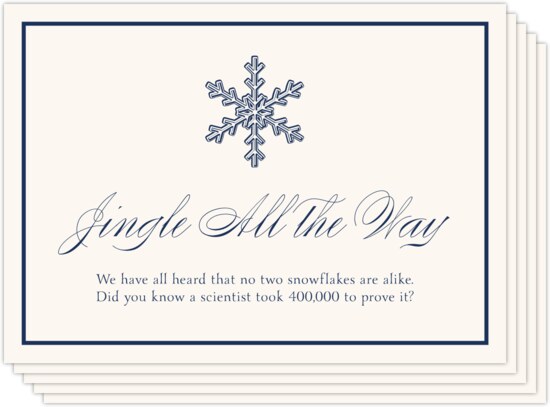 Snowflake Drawings Assortment Winter, Snowflake, and Holiday Memorabilia Cards