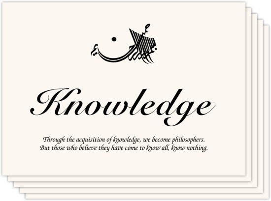 Islamic Symbol Assortment Culturally Inspired Memorabilia Cards
