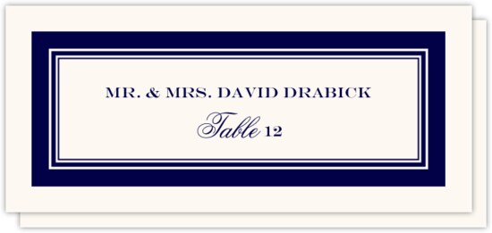 Old Script and Engravers Contemporary and Classic Place Cards