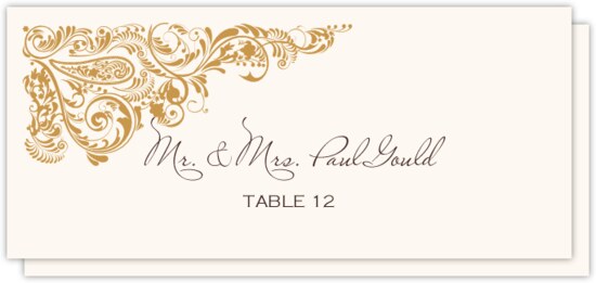 place cards design