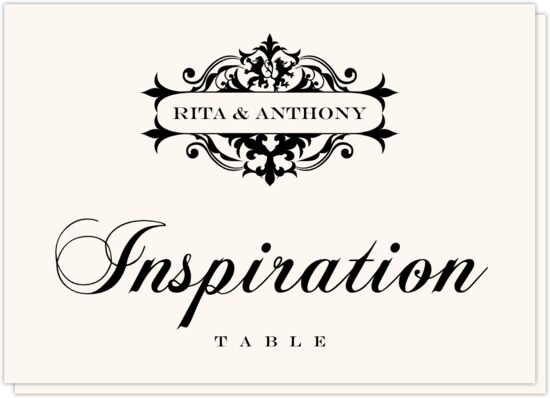 Royal Lion Contemporary and Classic Table Names