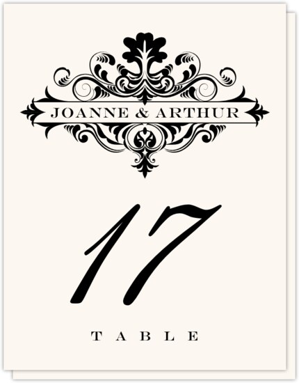 Tricky Tree Contemporary and Classic Table Numbers