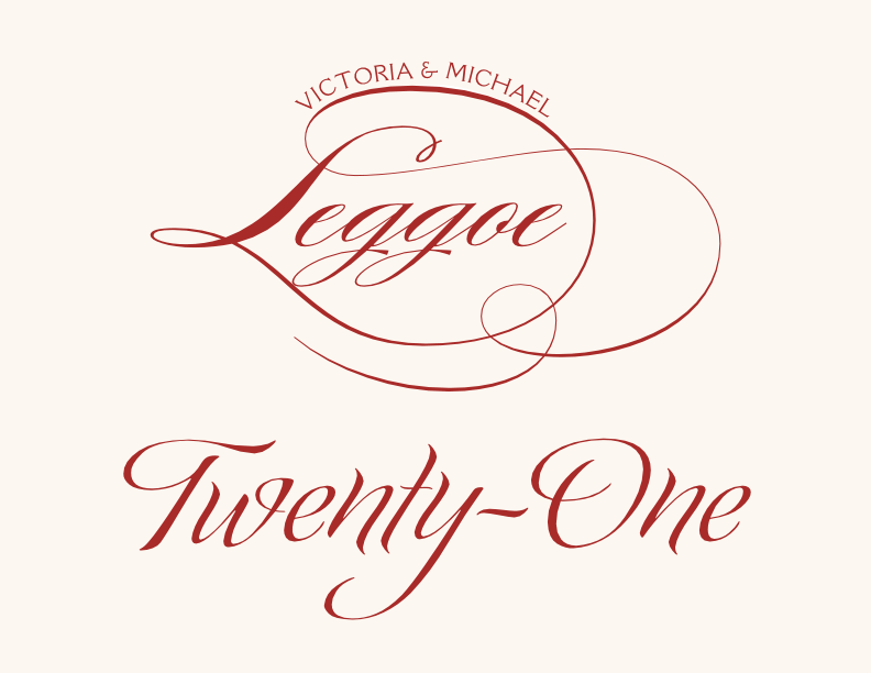 Flourish Monogram Anniversary Table Numbers