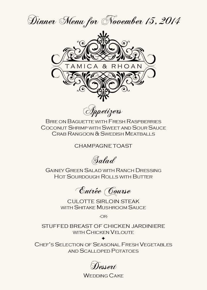 Accordion Contemporary and Classic Menus