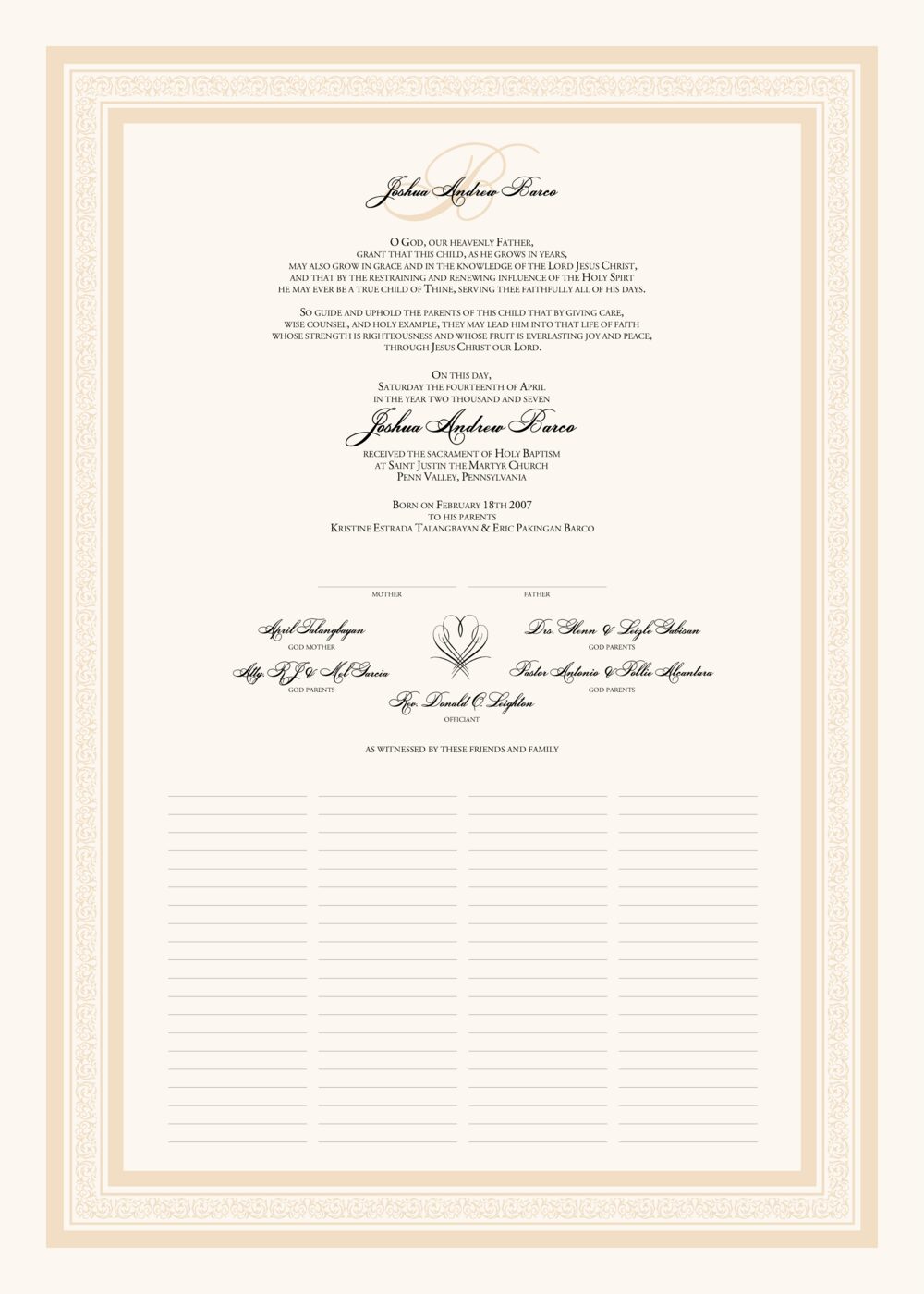 Flourish Heart  Arabesque