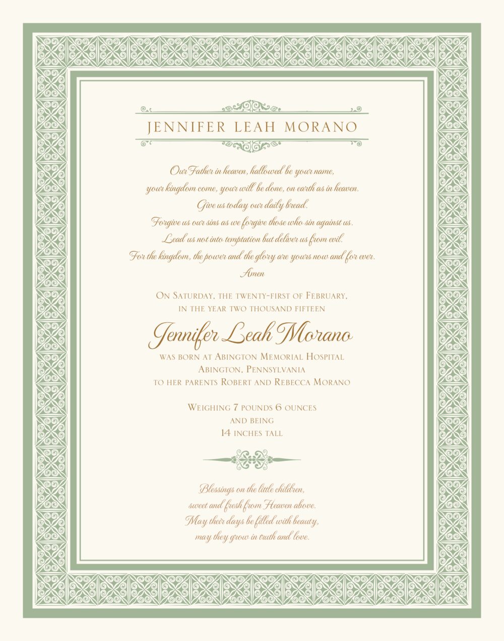 Gothic Monogram Flourish