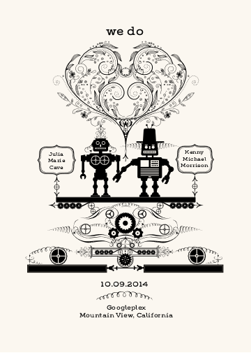 Love Machine Contemporary and Classic Save the Dates