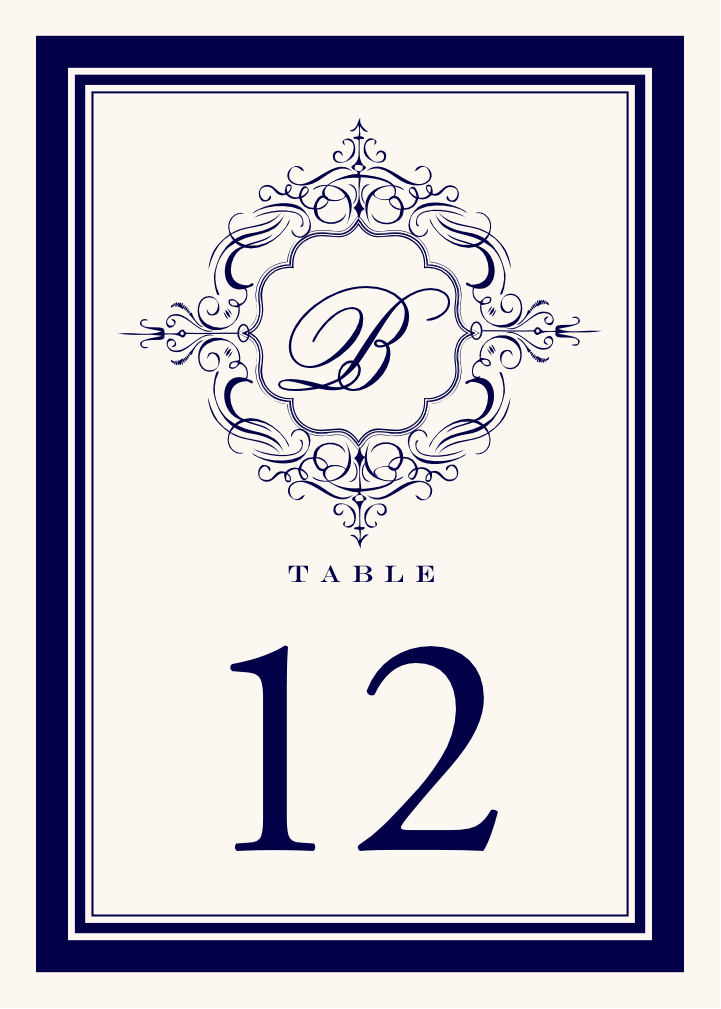 Old Script and Engravers Contemporary and Classic Table Numbers