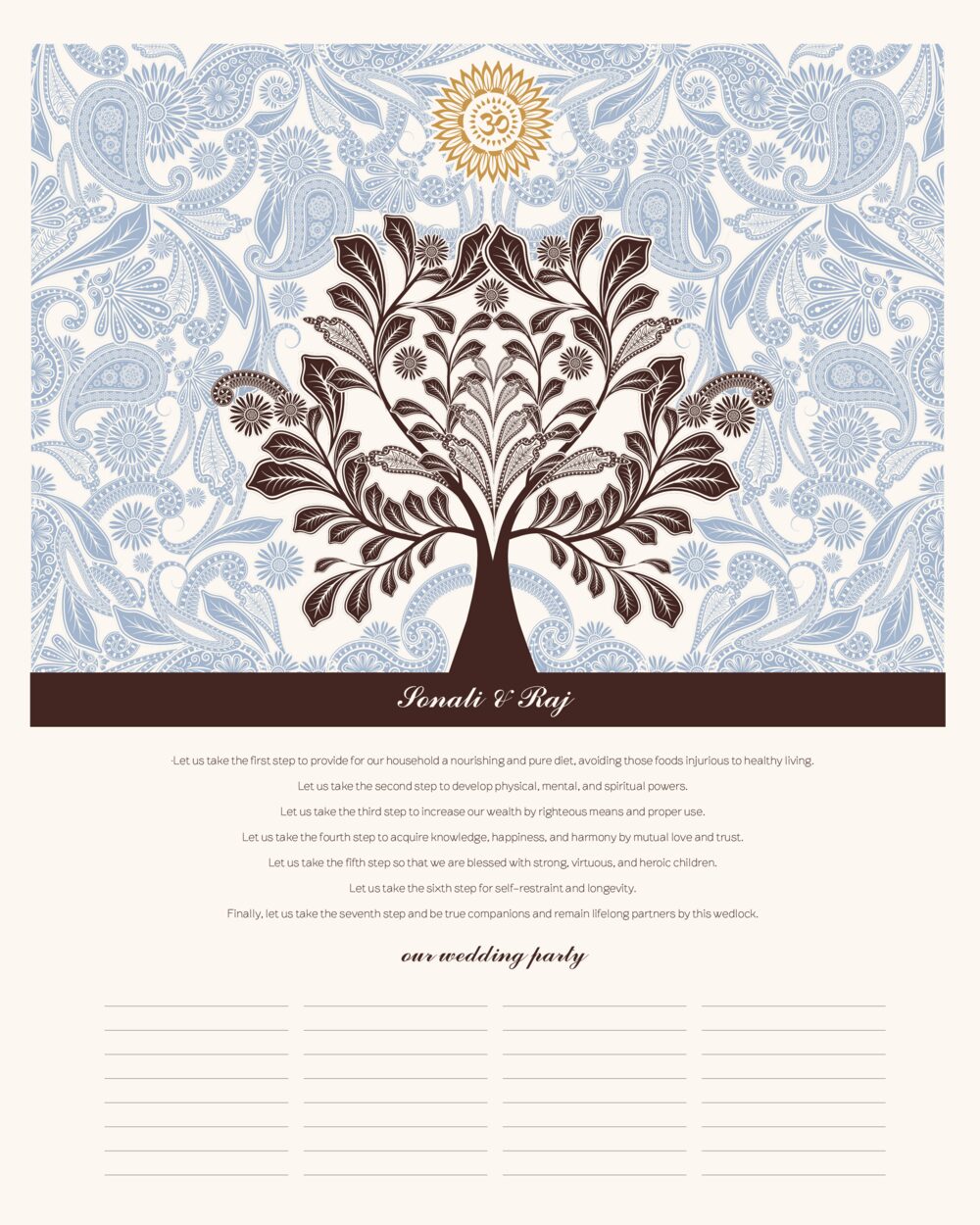My Paisley Life Indian Wedding Certificates