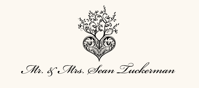 Tree of Life Heart Contemporary and Classic Place Cards