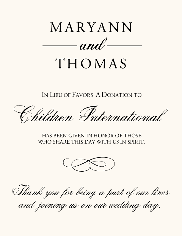 Classic 7 Contemporary and Classic Donation Cards