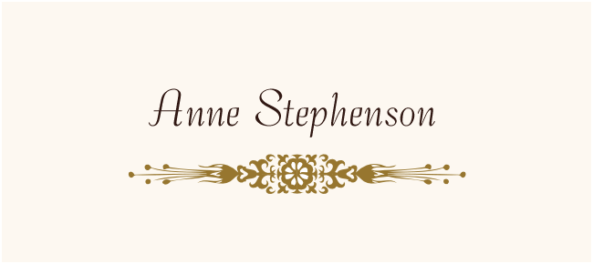 Carmine Tango Monogram Contemporary and Classic Place Cards