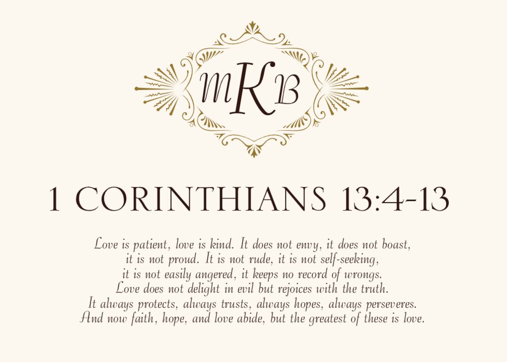 Carmine Tango Monogram Contemporary and Classic Memorabilia Cards