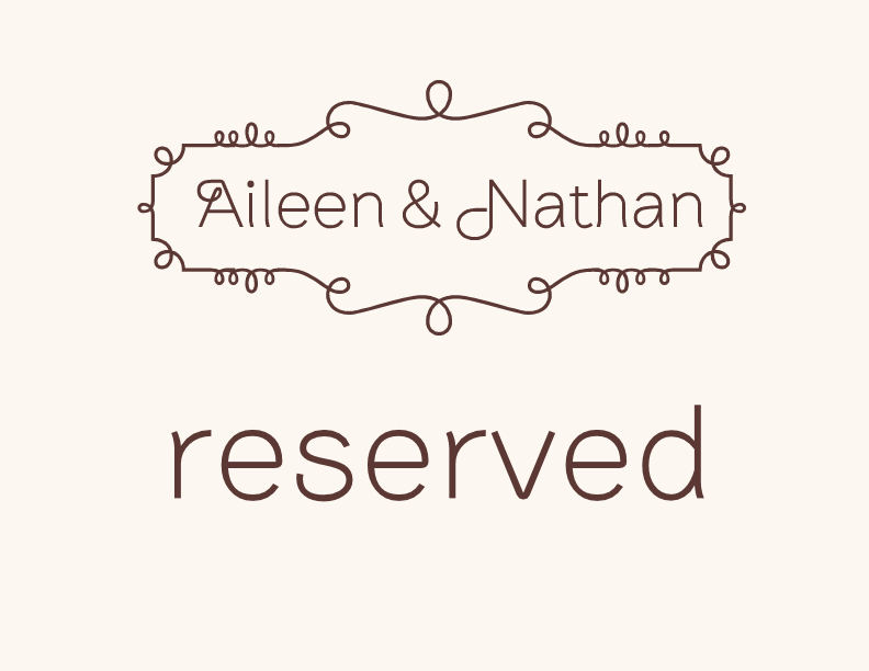 Brownstone Brackets Contemporary and Classic Table Names