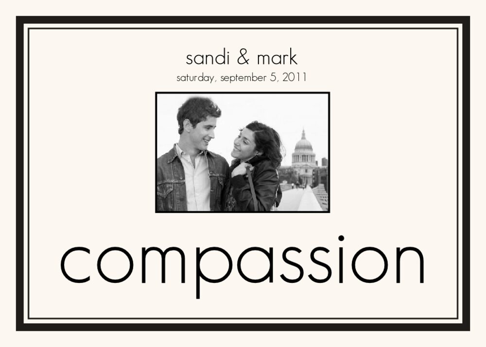 Understated Photo Table Names