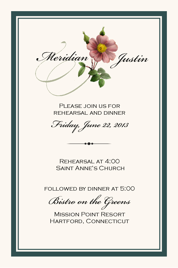 Wild Pink Rose Swirl